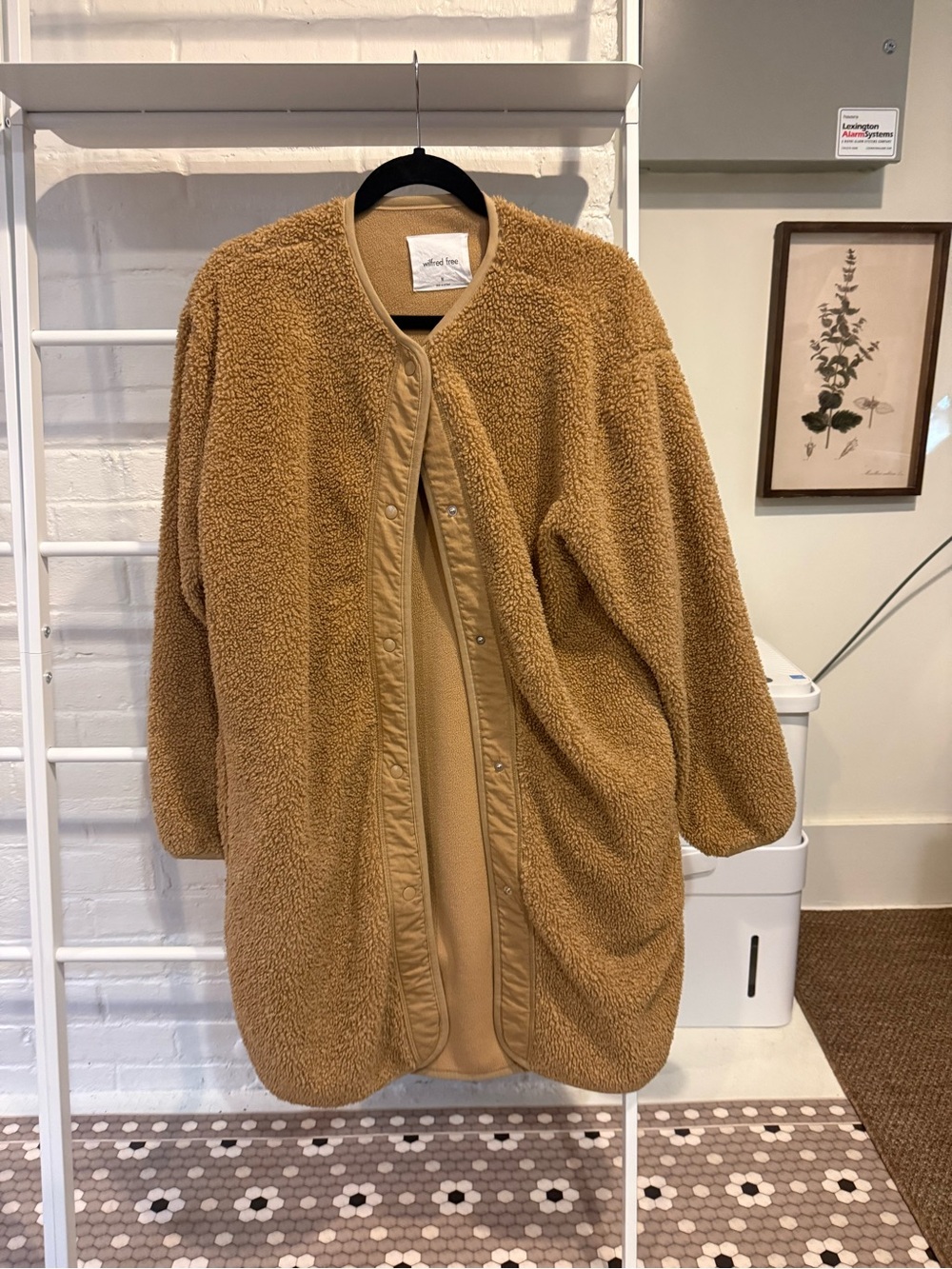 Aritzia Wilfred Teddy Sherpa liner Jacket. Camel color. Size medium.